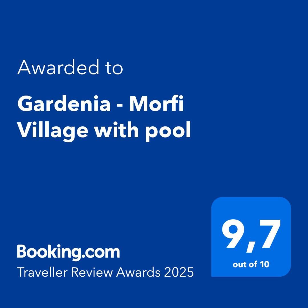 Gardenia - Morfi Village With Pool 에그자폴리스 외부 사진